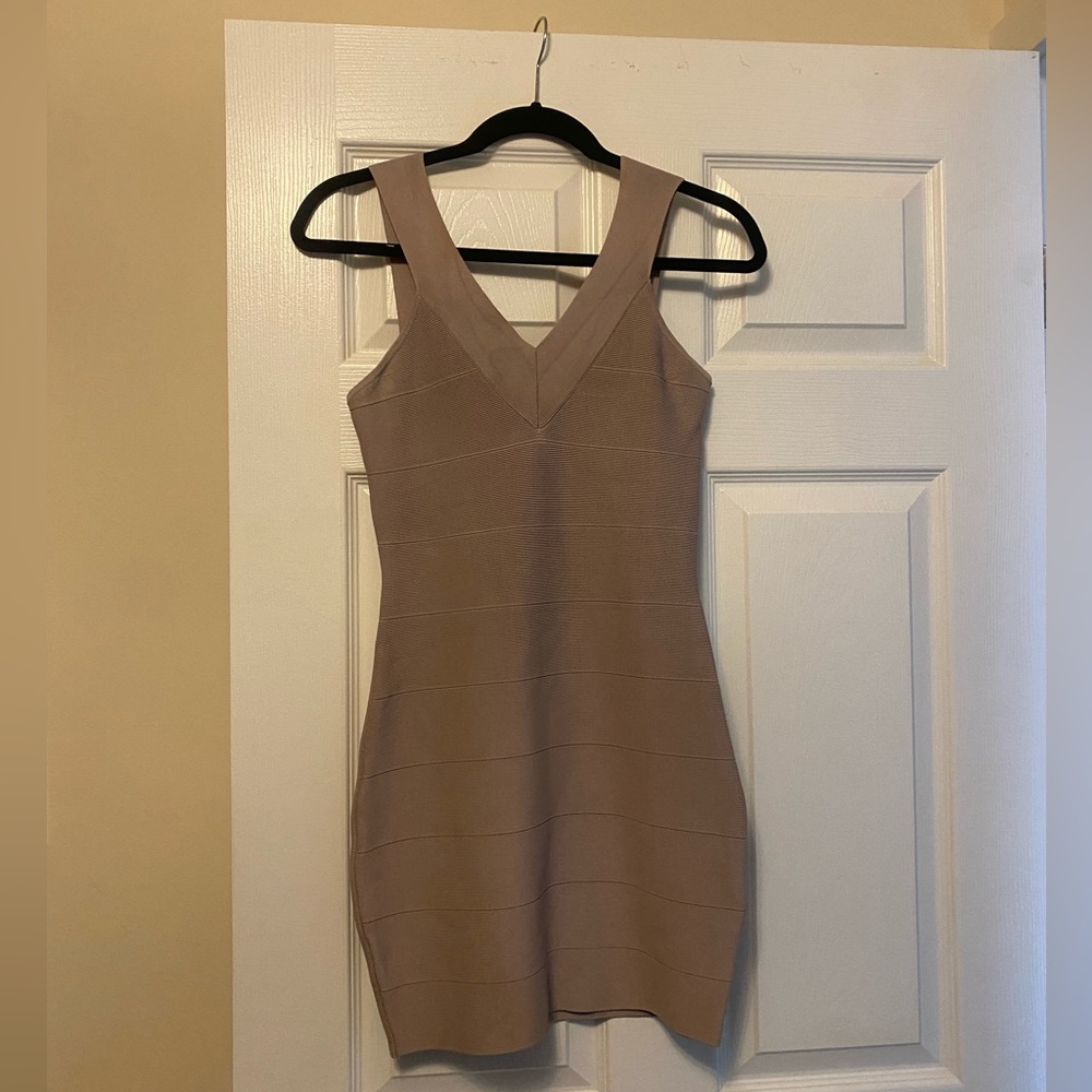 Guess brand- Tan- Cocktail Dress